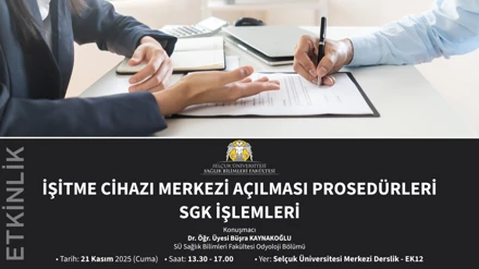 İşitme Cihazı Merkezi Açılması Prosedürleri SGK İşlemleri